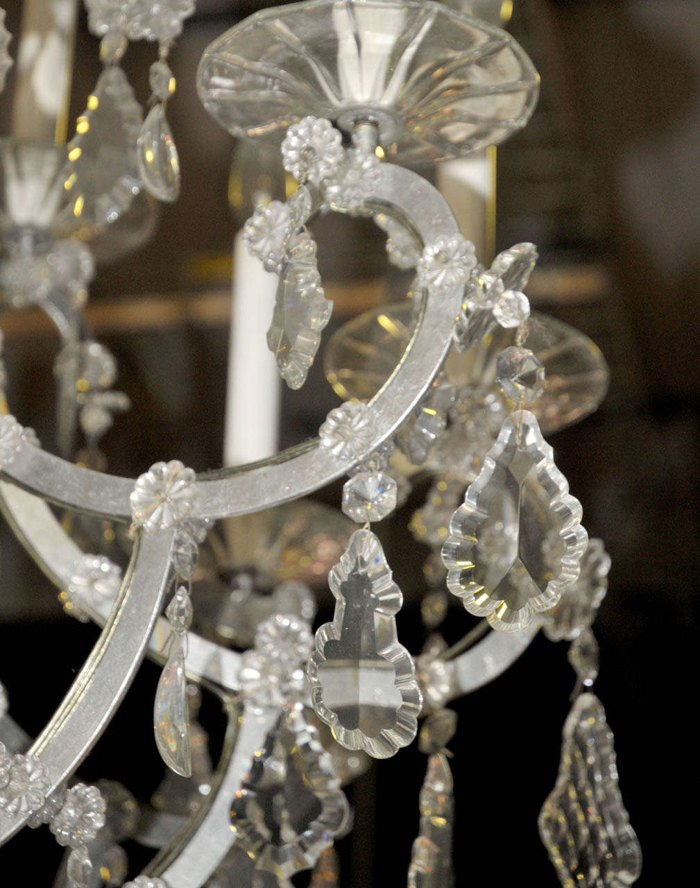 Pair of 1960's Chandeliers For Sale 1