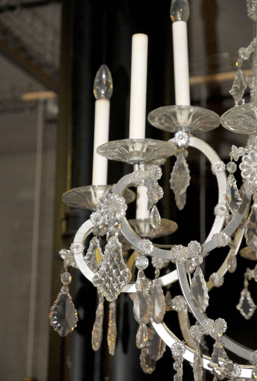 Pair of 1960's Chandeliers For Sale 3