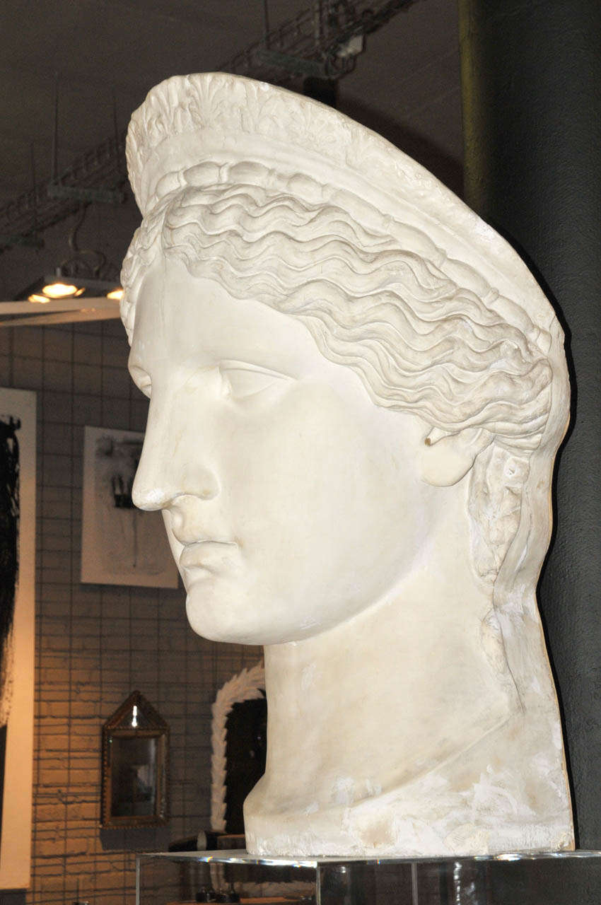 French 1940's Juno Head Sculpture For Sale