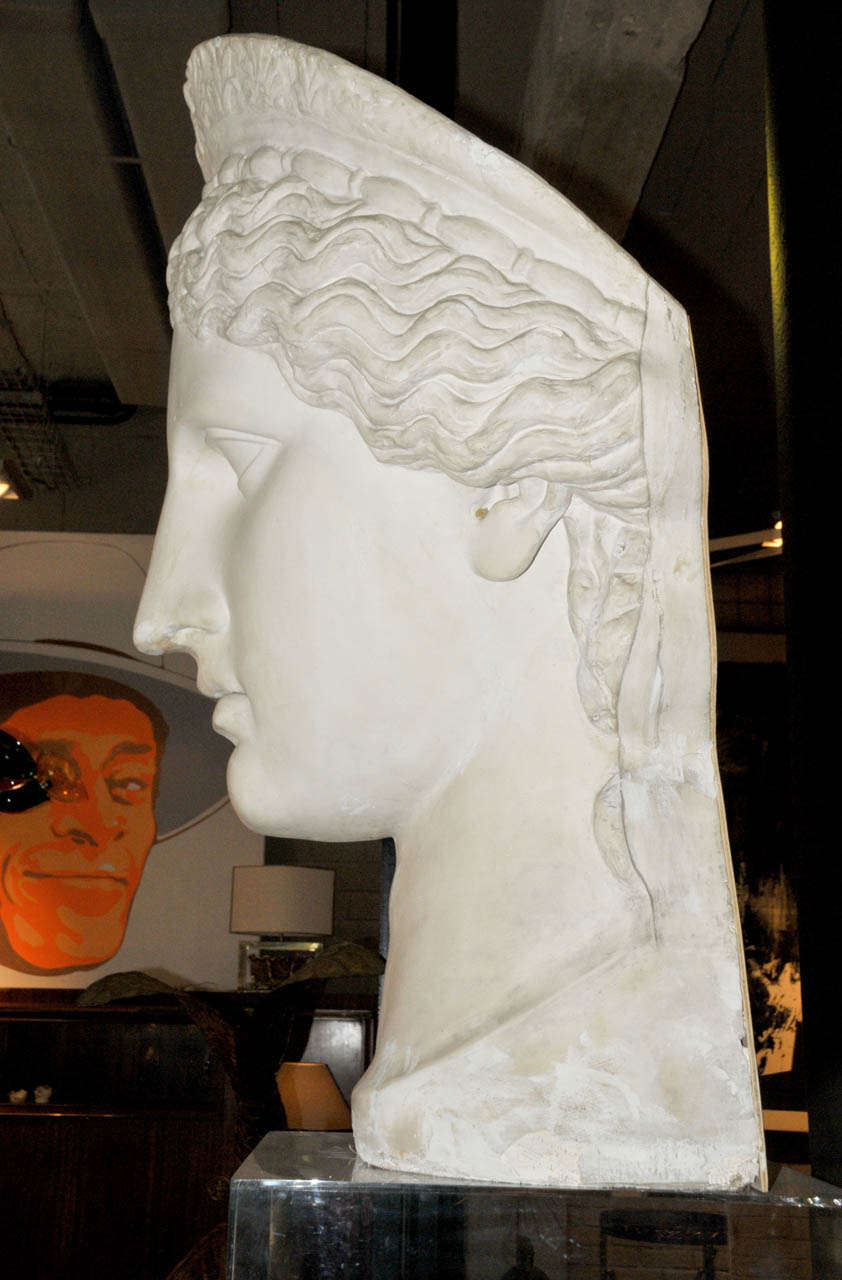 Mid-20th Century 1940's Juno Head Sculpture For Sale