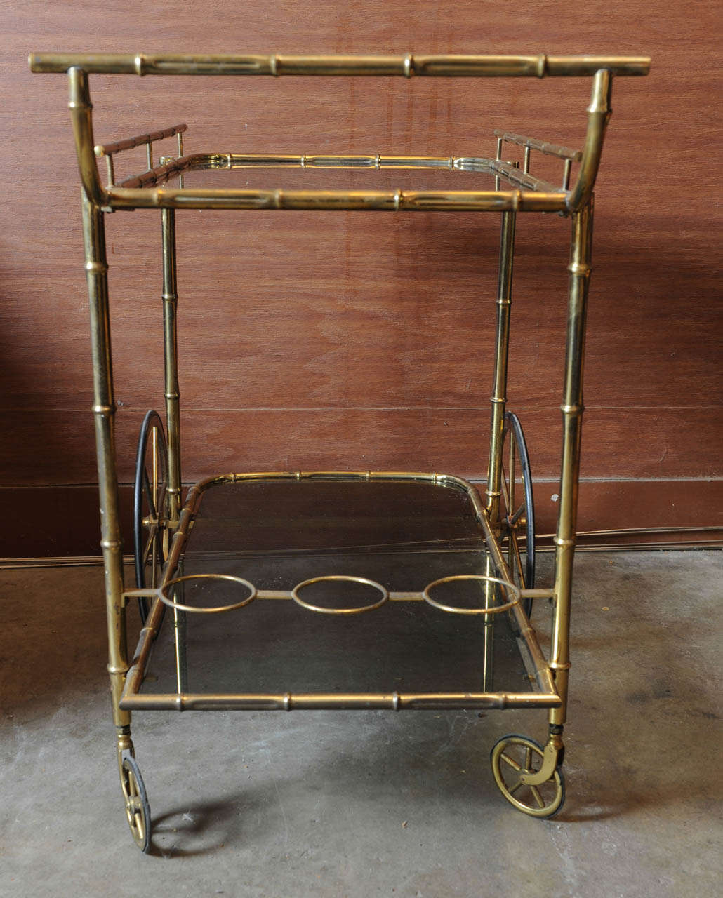 Mid-20th Century Tea or Drinks Trolley Bar Cart Attributed to Jacques Adnet