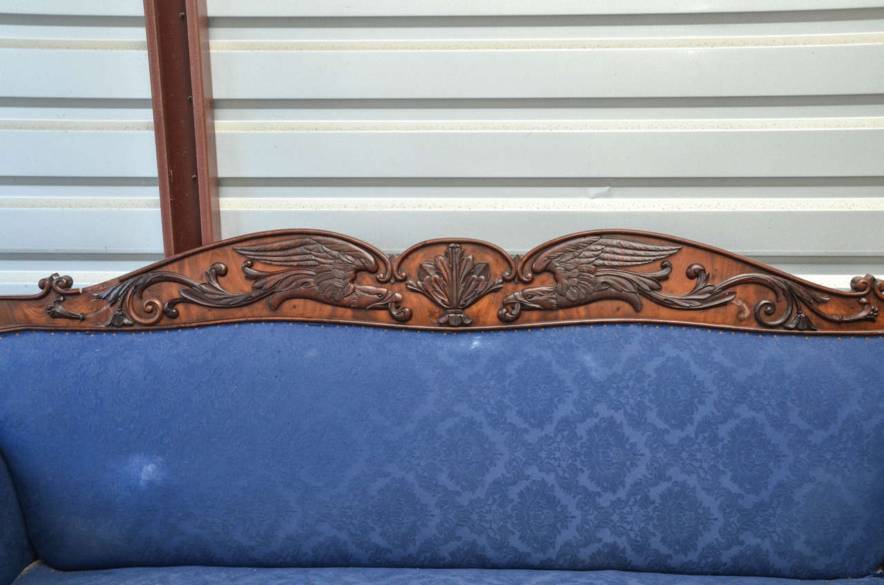 antique claw foot couch