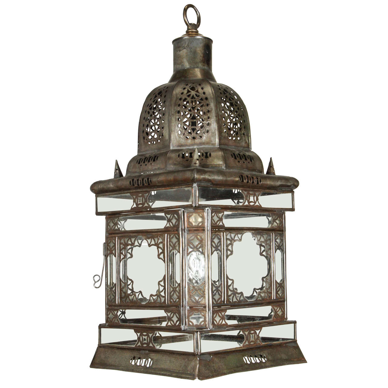 Moroccan Hanging Glass Lantern