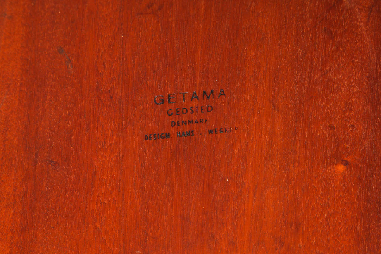 Mid-20th Century Hans Wegner Teak Side or Coffee Table by GETAMA, 1960s