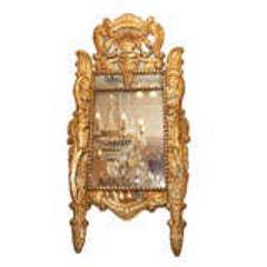 Itlain Louis XIV Gilt Mirror 5