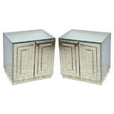 Pair of Ello Bevelled Mirror Night Stands
