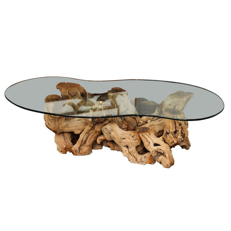 Vintage Grapevine Coffee Table at 1stdibs