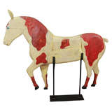 Used American Horse Form Hand Painted Trade Sign