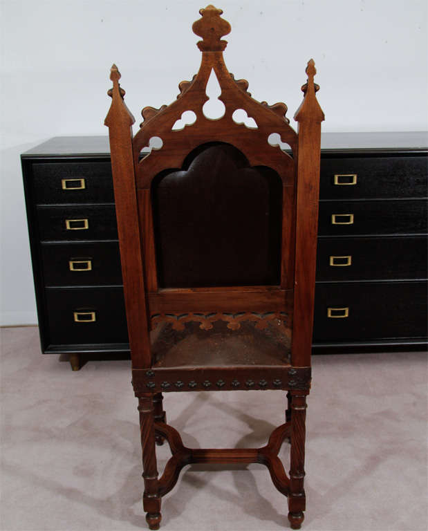 Pair of 19th Century Gothic Revival Side Chairs 6