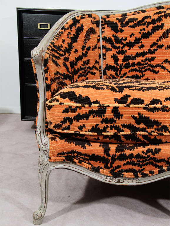 tiger print couch