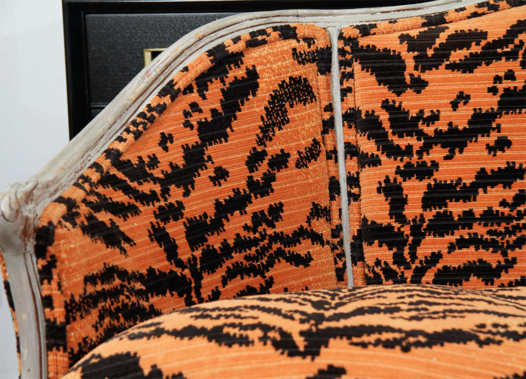 tiger print sofa