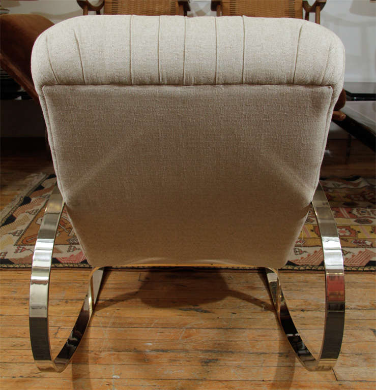 Mid Century Rocking Lounge Chair by Milo Baughman 3