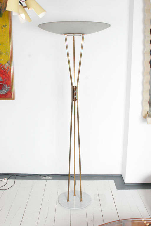 Important floor lamp by Scolari for Stilnovo. Model 4013.
