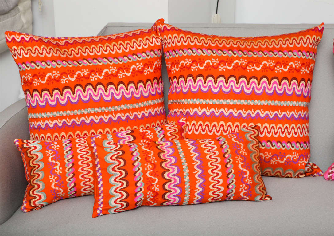 Woven Burmese Pillows For Sale
