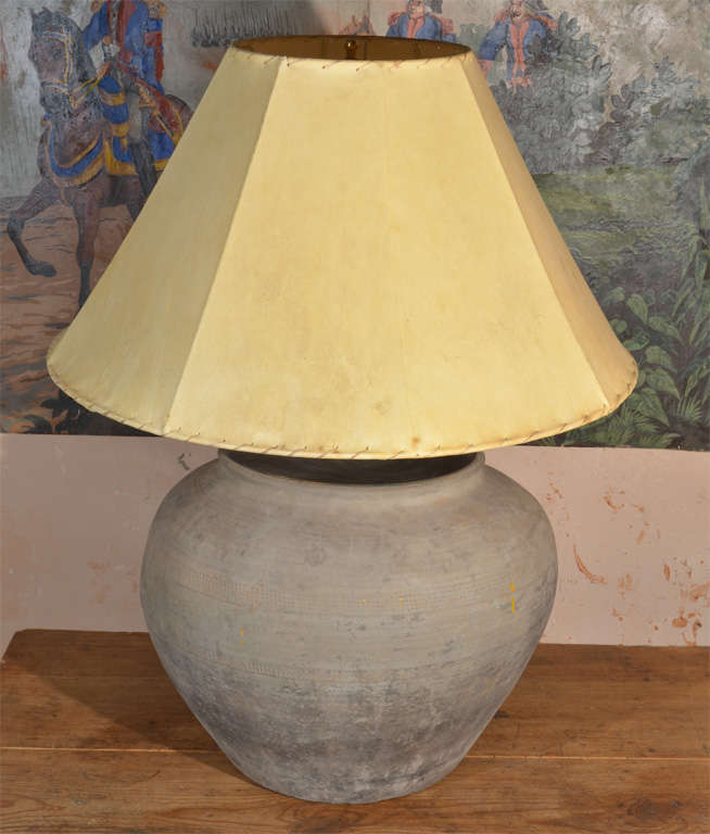 Vietnamese Water Jar Lamp