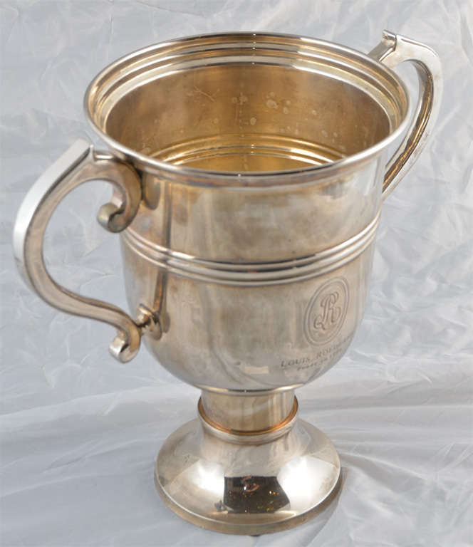 Silverplate Champagne Cooler From Louis Roederer, Maker of Crystal Champagne, Fonde' in 1776.