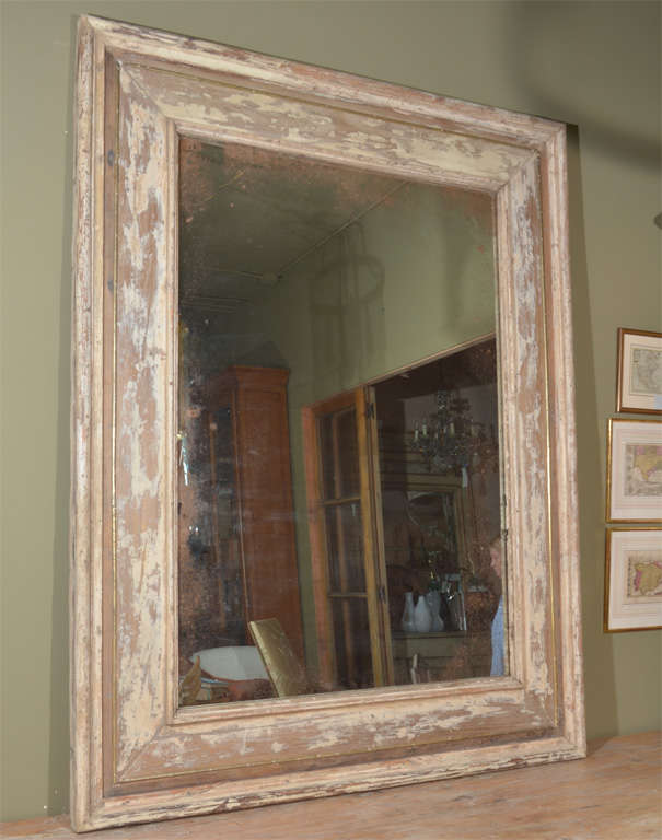 Large Painted Spanish Mirror