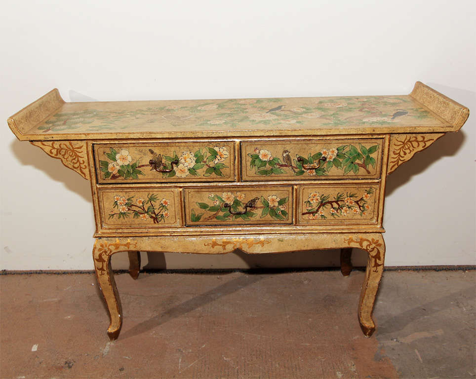 Chinese lacquer server