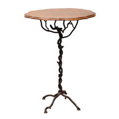 Branch Motif Gueridon Table and Mirror