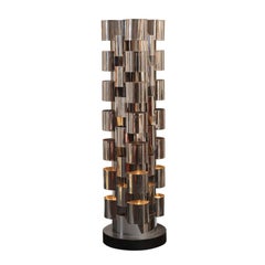 Curtis JERE Steel Totem  Lamp