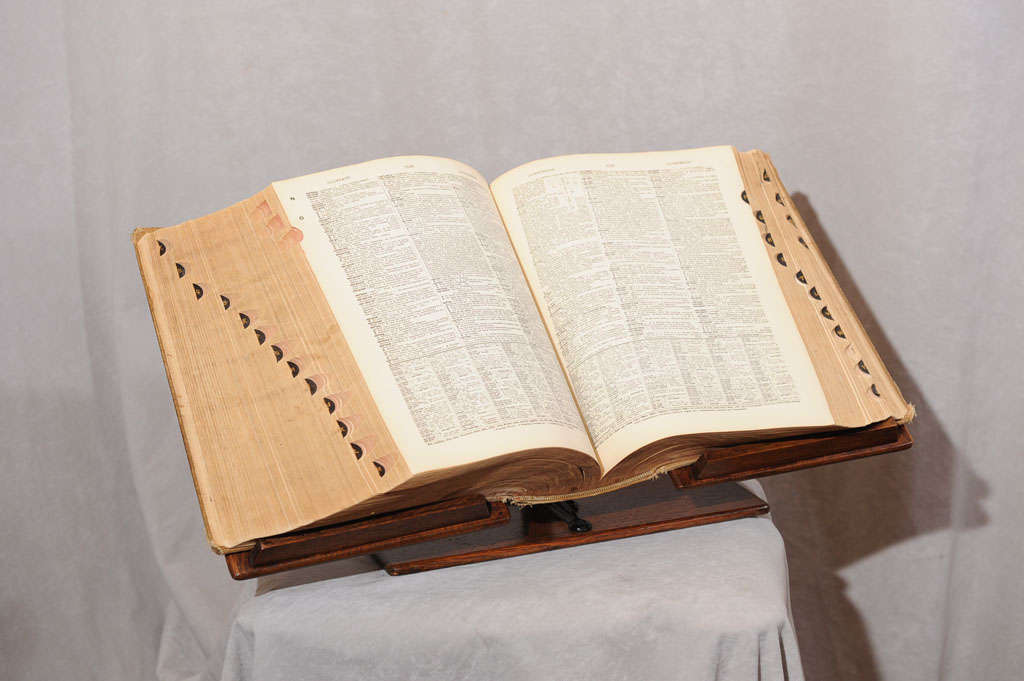 tabletop dictionary stand