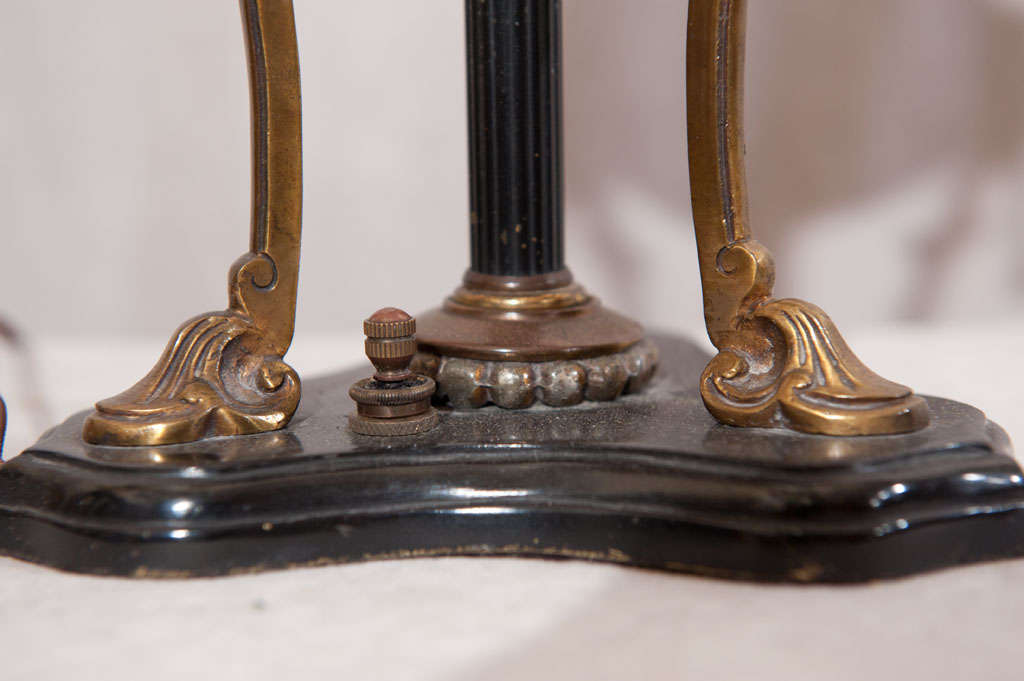 Early Kerosene Lamp, Elephant Theme 3
