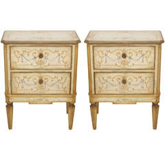 Vintage A Pair of Continental Commodes