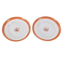 Pair Of 19th C. Chinese Export Porcelain Plates 7