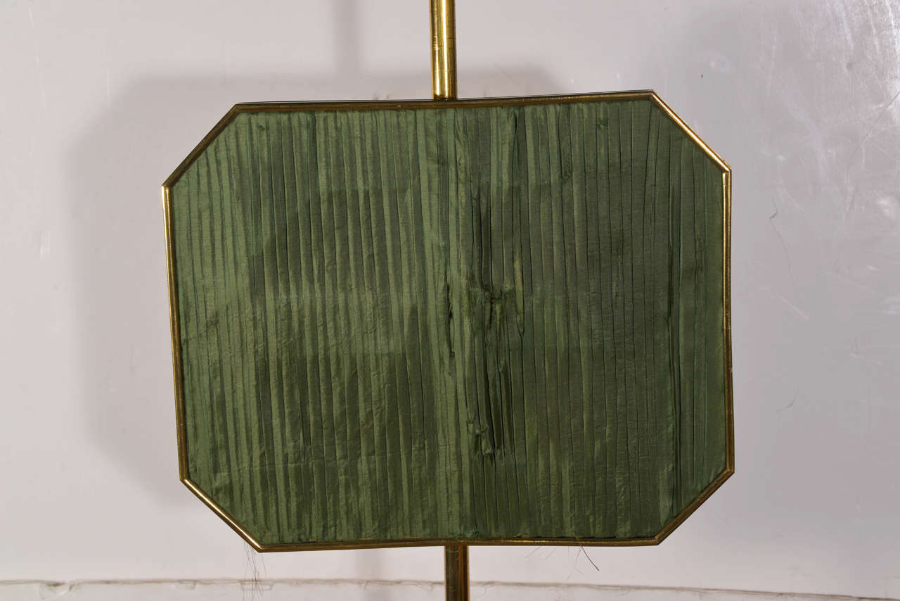 Pair of Regency Gilt-Brass Mounted Pole Screens For Sale 2