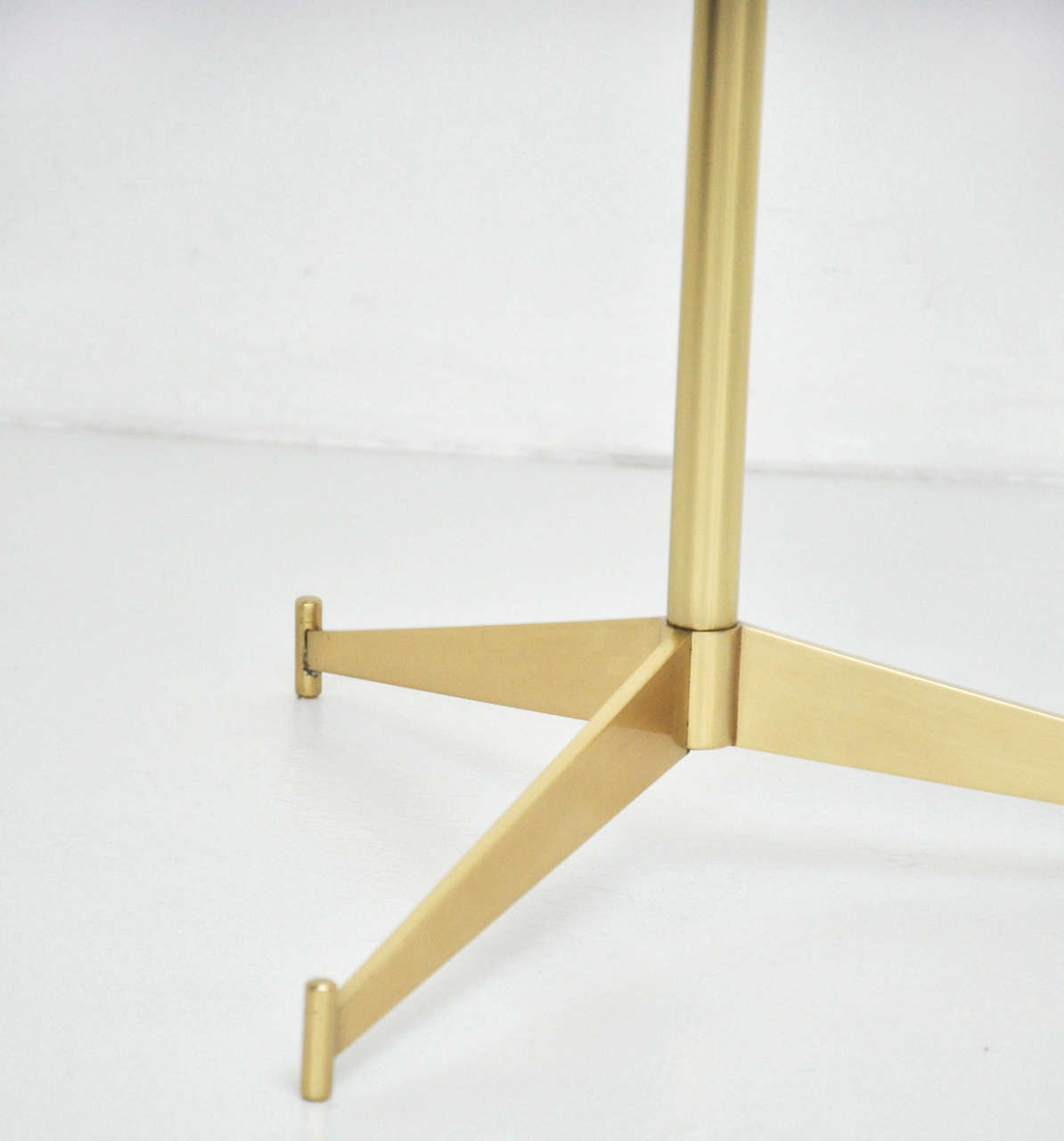 Mid-Century Modern Paul McCobb Brass Cigarette Table