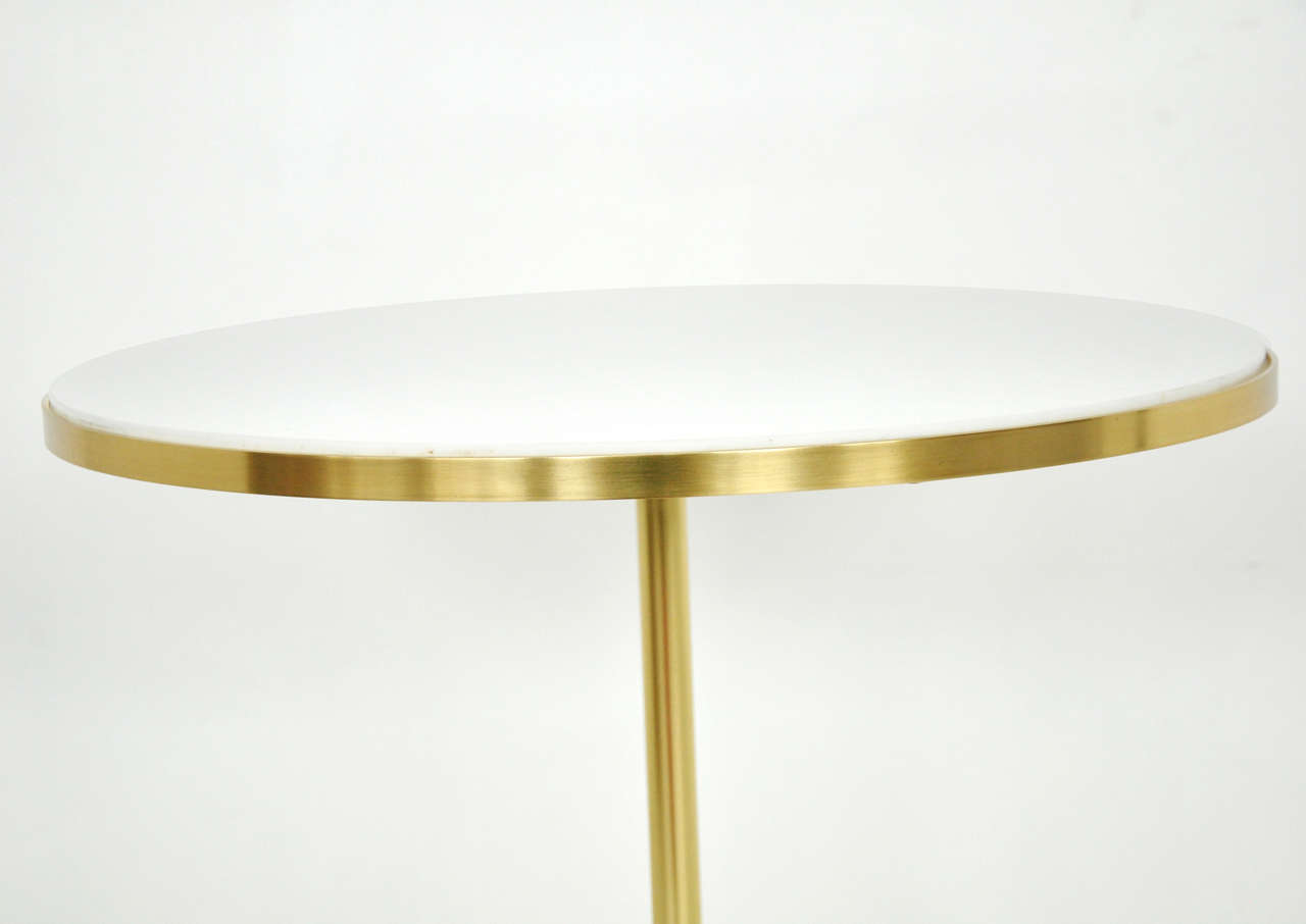 Mid-20th Century Paul McCobb Brass Cigarette Table