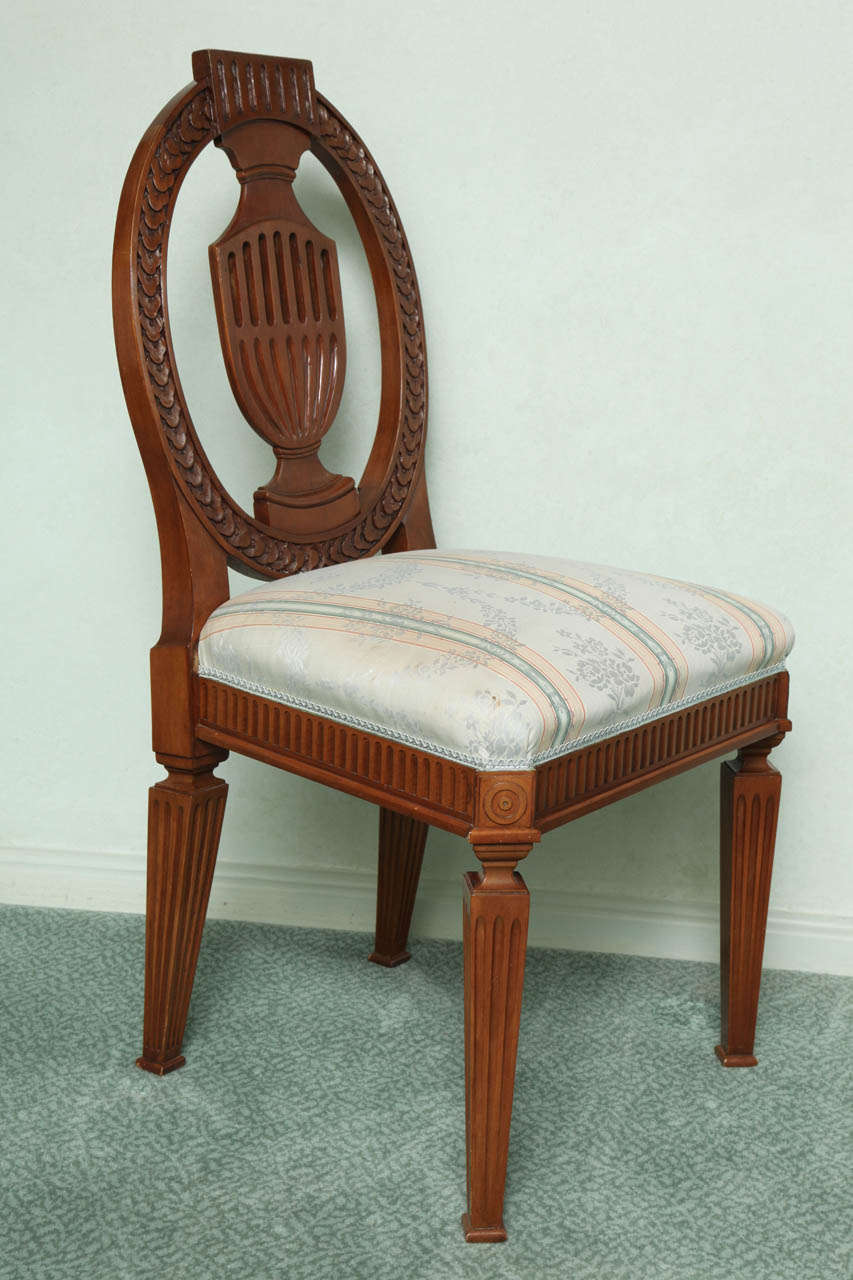 A Set of 10 Neoclassical Side Chairs 4
