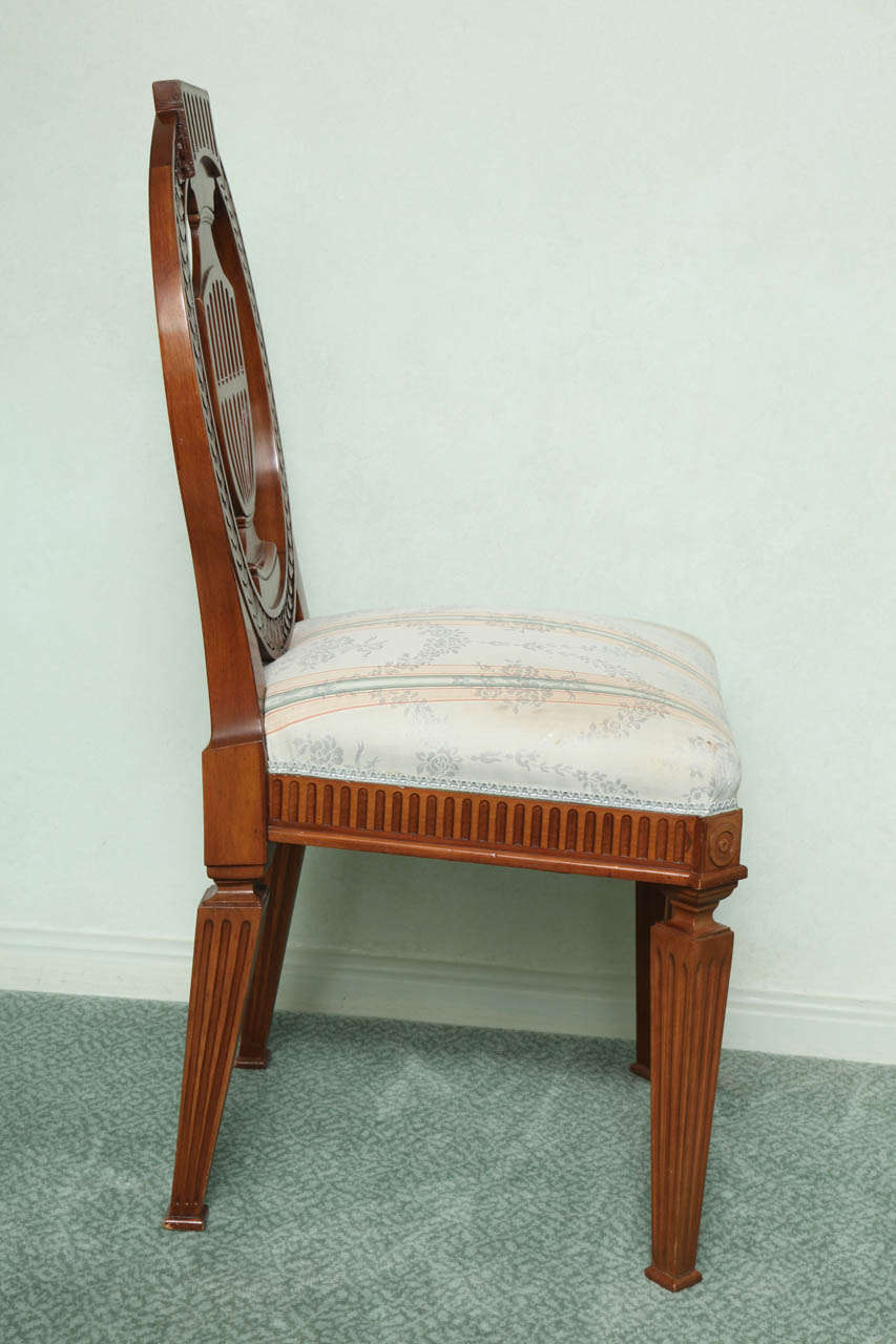 A Set of 10 Neoclassical Side Chairs 5