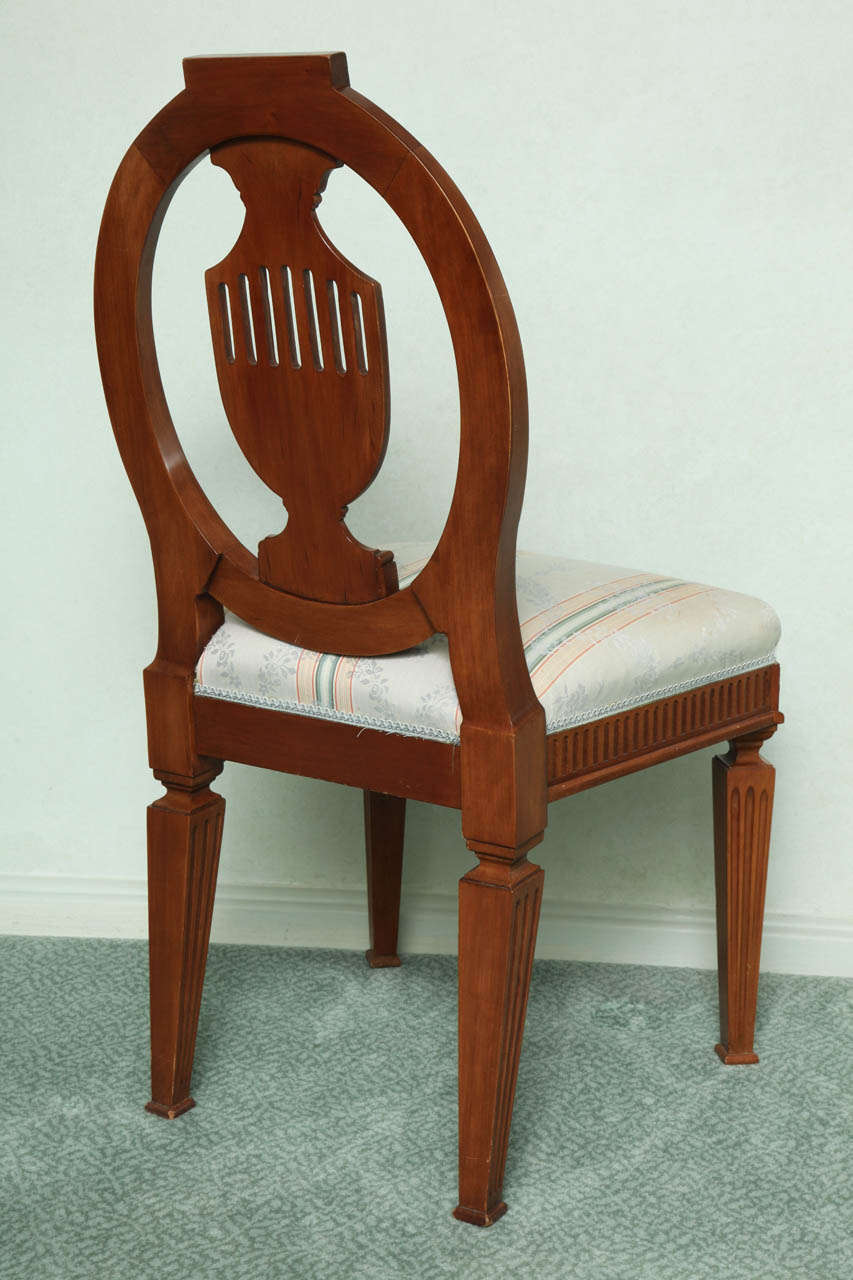 A Set of 10 Neoclassical Side Chairs 6