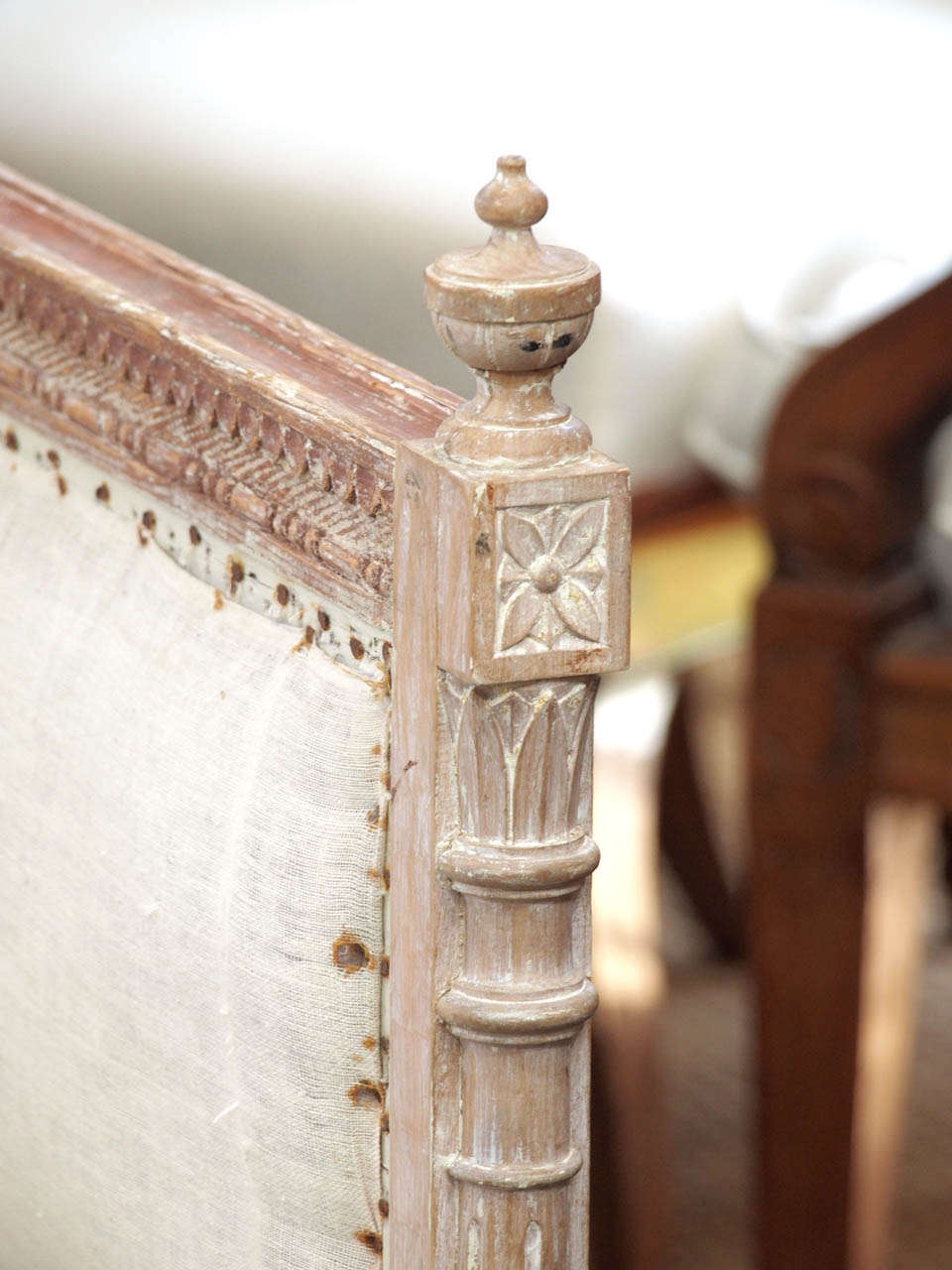 Wood 19th Century Gustavian Settee For Sale