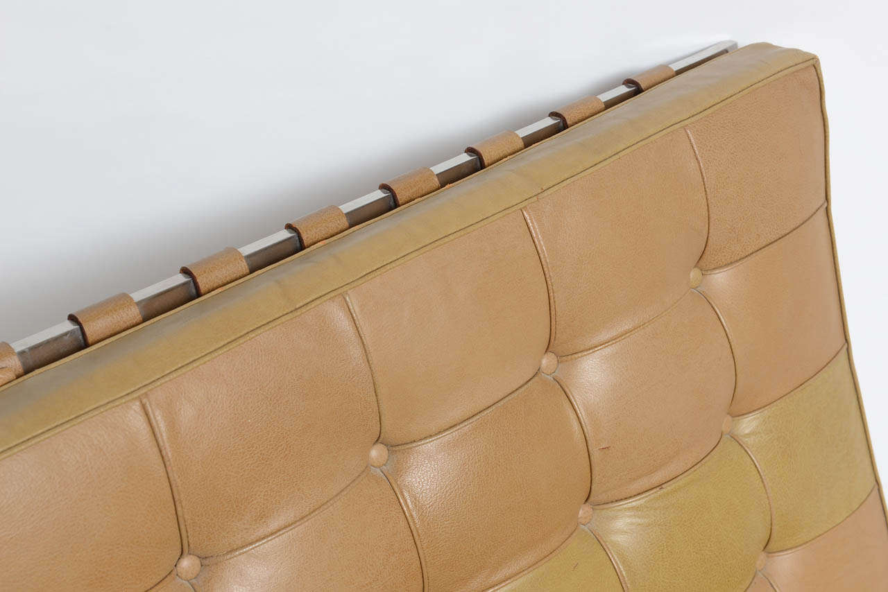 Unrestored Ludwig Mies Van Der Rohe Chairs by Knoll In Fair Condition In West Palm Beach, FL