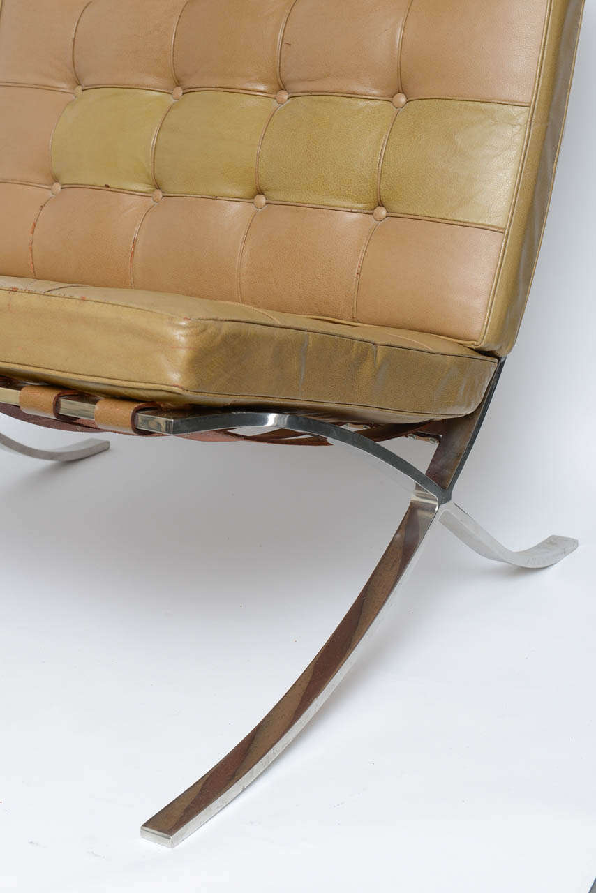Unrestored Ludwig Mies Van Der Rohe Chairs by Knoll 1