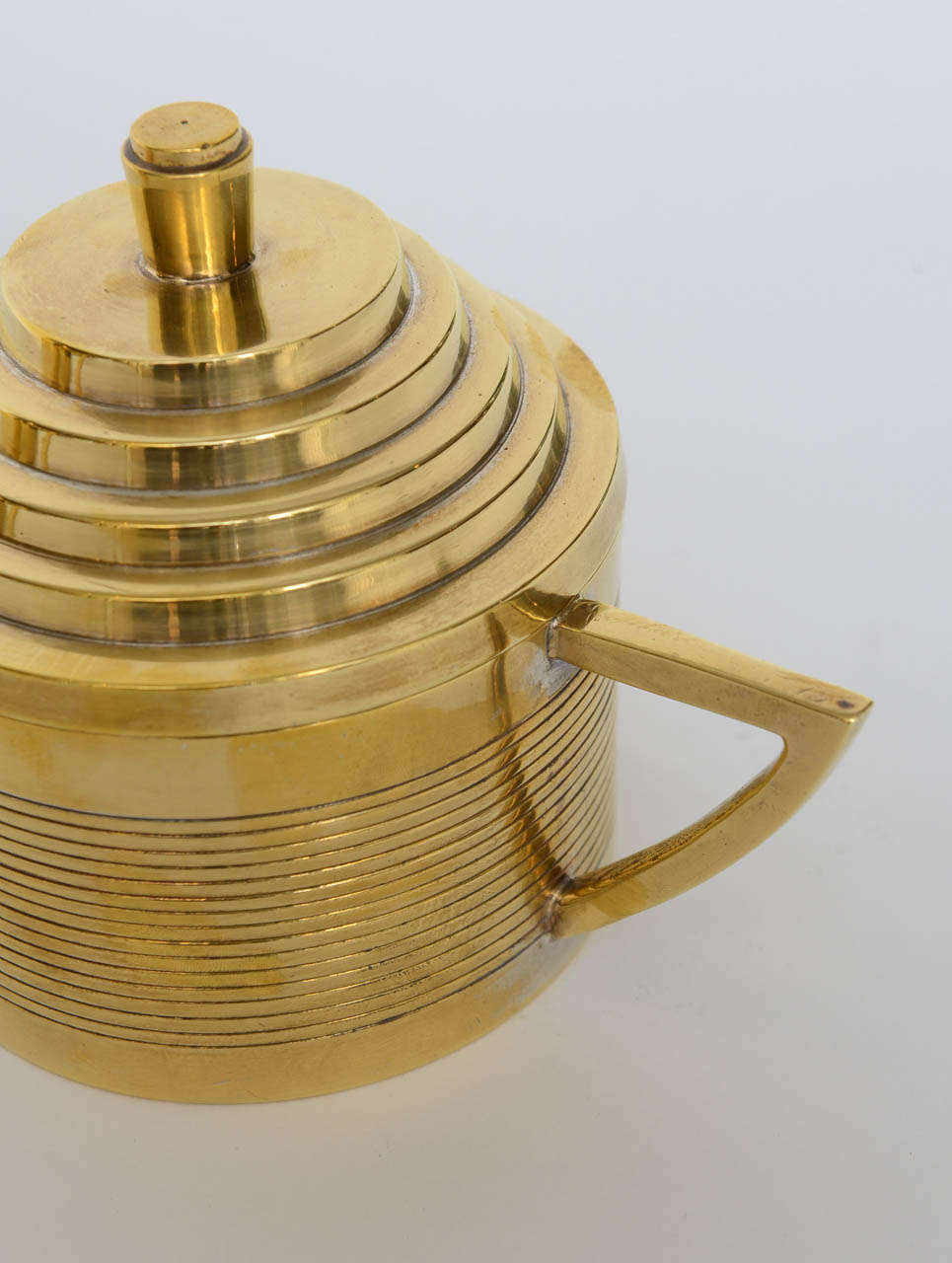 Deco Style Brass Tea Service 2