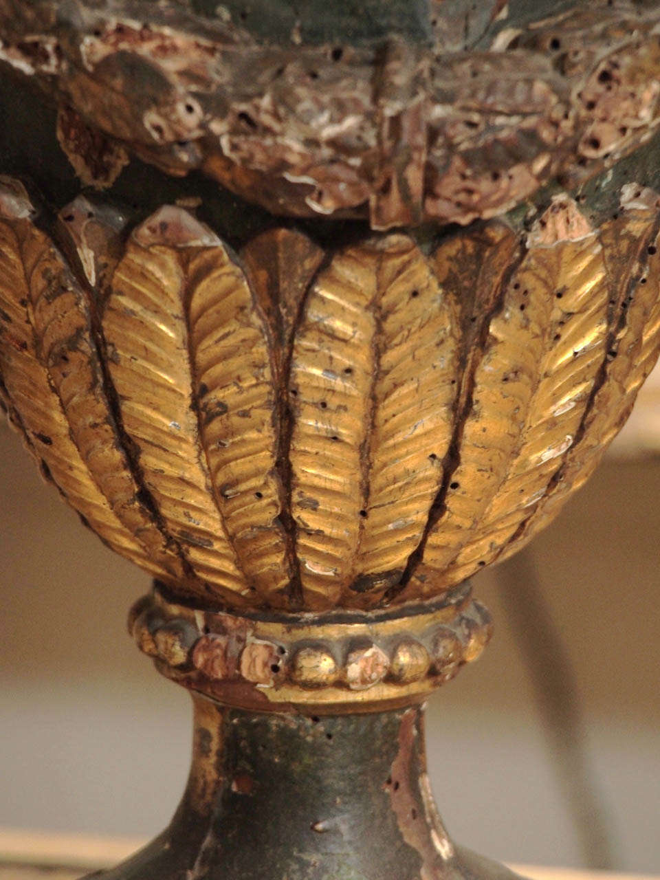 Giltwood Carved And Gilt Wood Lamp
