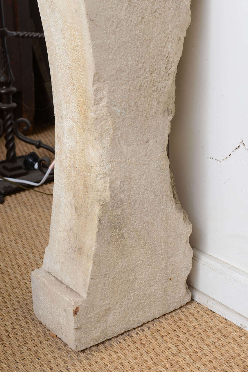 18th Century French Stone Mantel For Sale 1