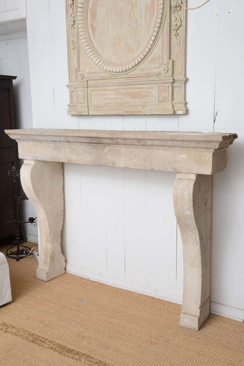 18th Century French Stone Mantel For Sale at 1stDibs