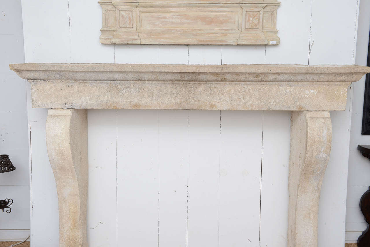 18th Century French Stone Mantel For Sale at 1stDibs