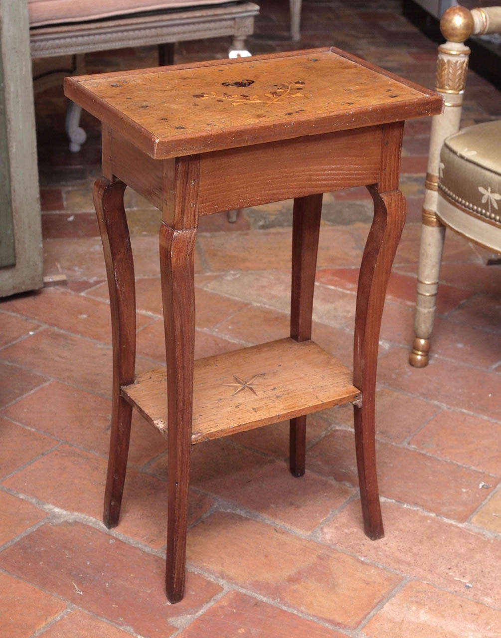 Louis XV 19th Century French Walnut Side Table