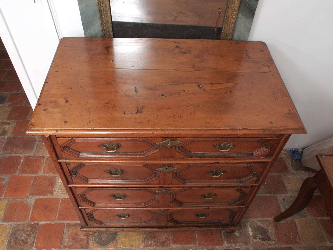 17th Century Jacobean Pearwood Commode 2