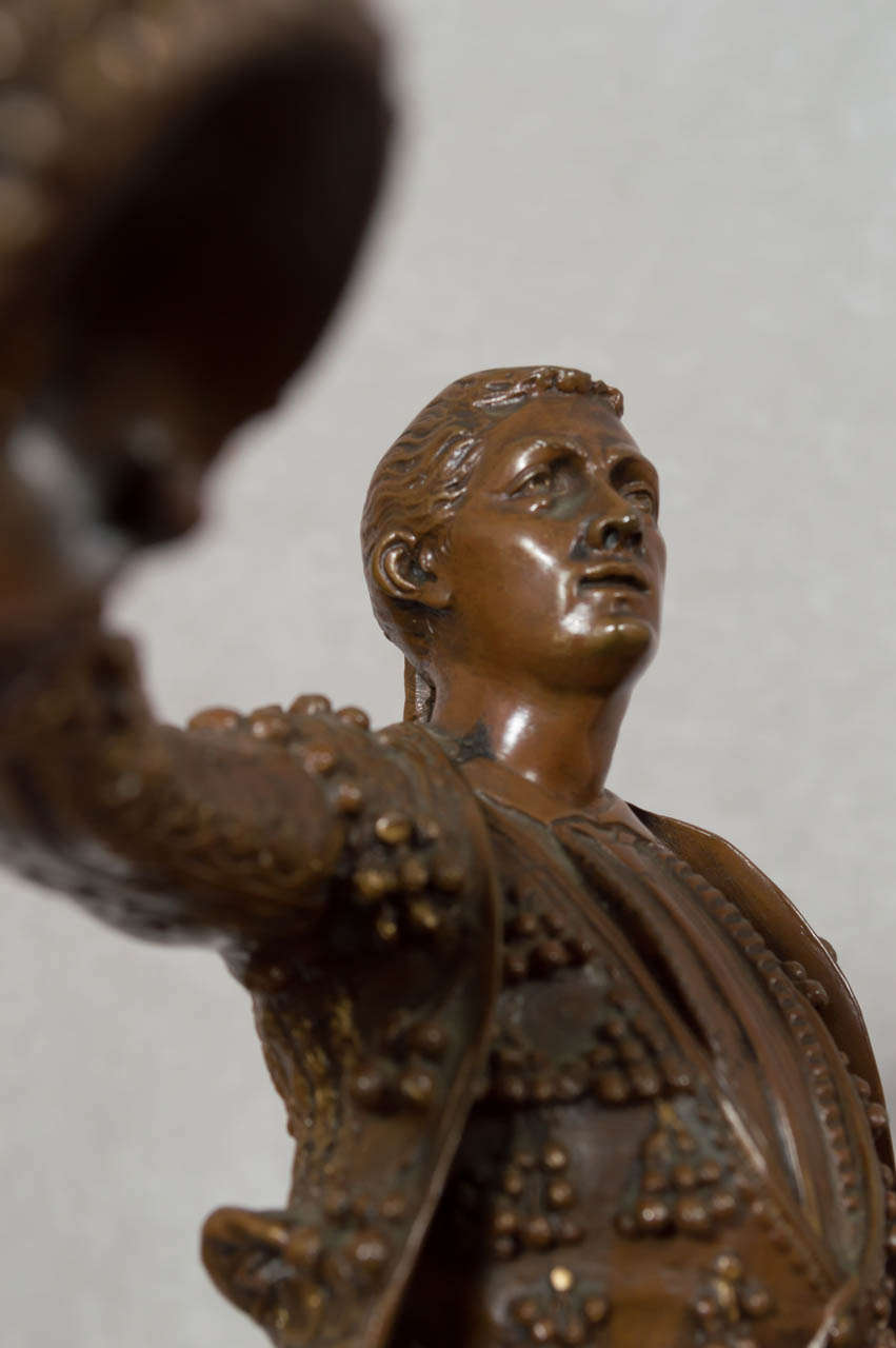 Highly Detailed Bronze Figure of a Matador 3