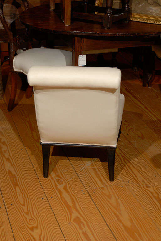 Two English Slipper Chairs 4