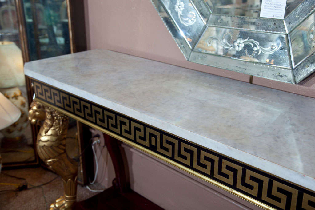 Extraordinary Pair of Neoclassical Consoles by Jansen 2