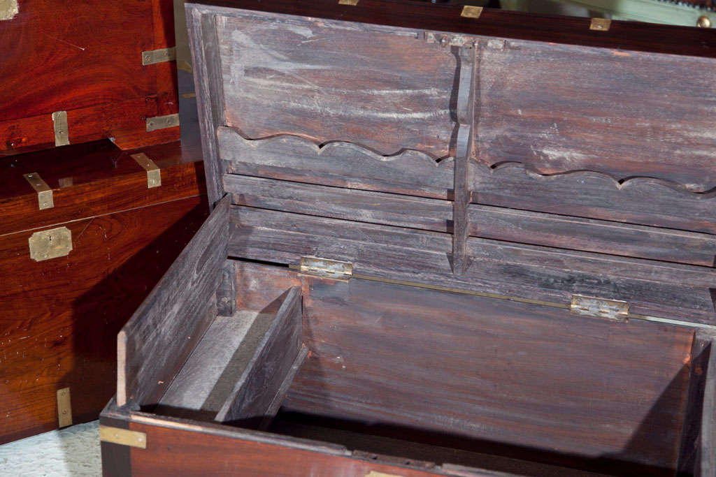 American Assortment of Antique Campaign Boxes