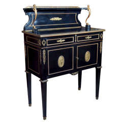 Exceptional French Ebonized Server by Maison Jansen