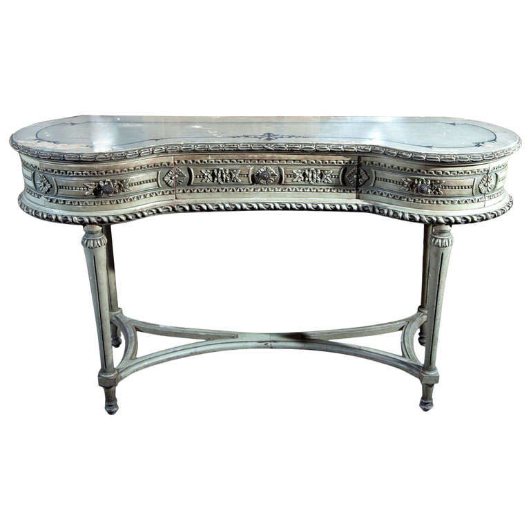 Painted French Louis XIV Style Vanity Table at 1stDibs louis xiv